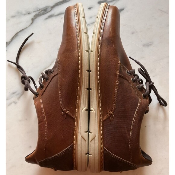 Bull Boxer Men's Oxford Art Name Ethyn Casual Dress Shoe Brown Size 10 GUC - Picture 7 of 10